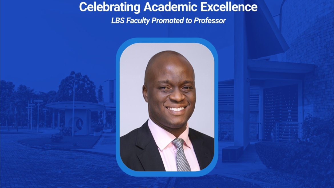 LBS Announces Nkemdilim Iheanachor’s Promotion to Professor