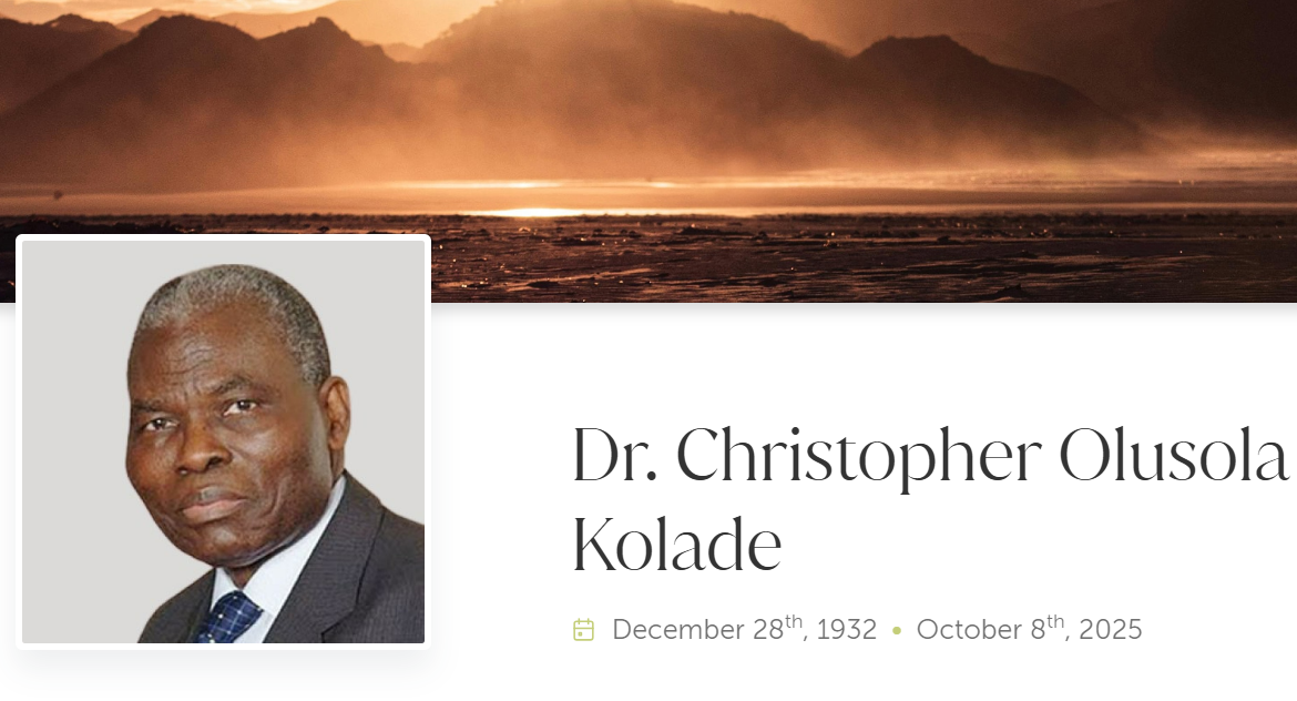A Timeless Legacy of Integrity: A Tribute to Dr Christopher Kolade, CON