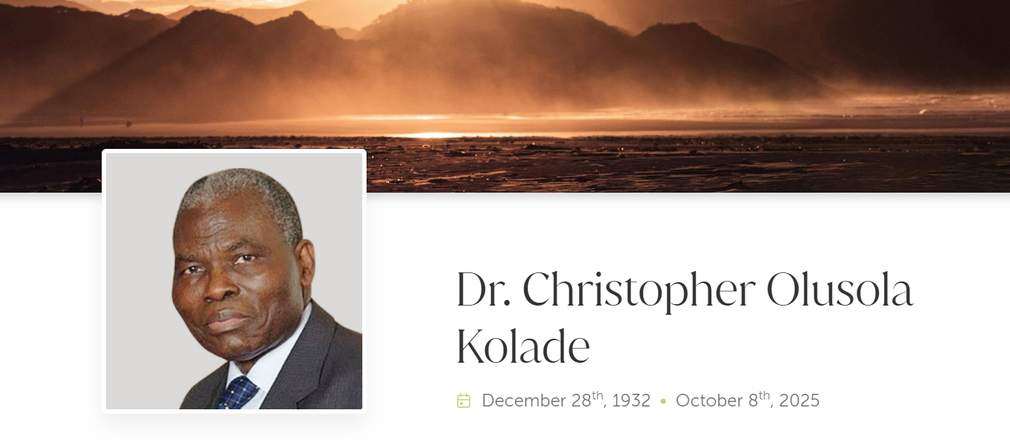 A Timeless Legacy of Integrity: A Tribute to Dr Christopher Kolade, CON