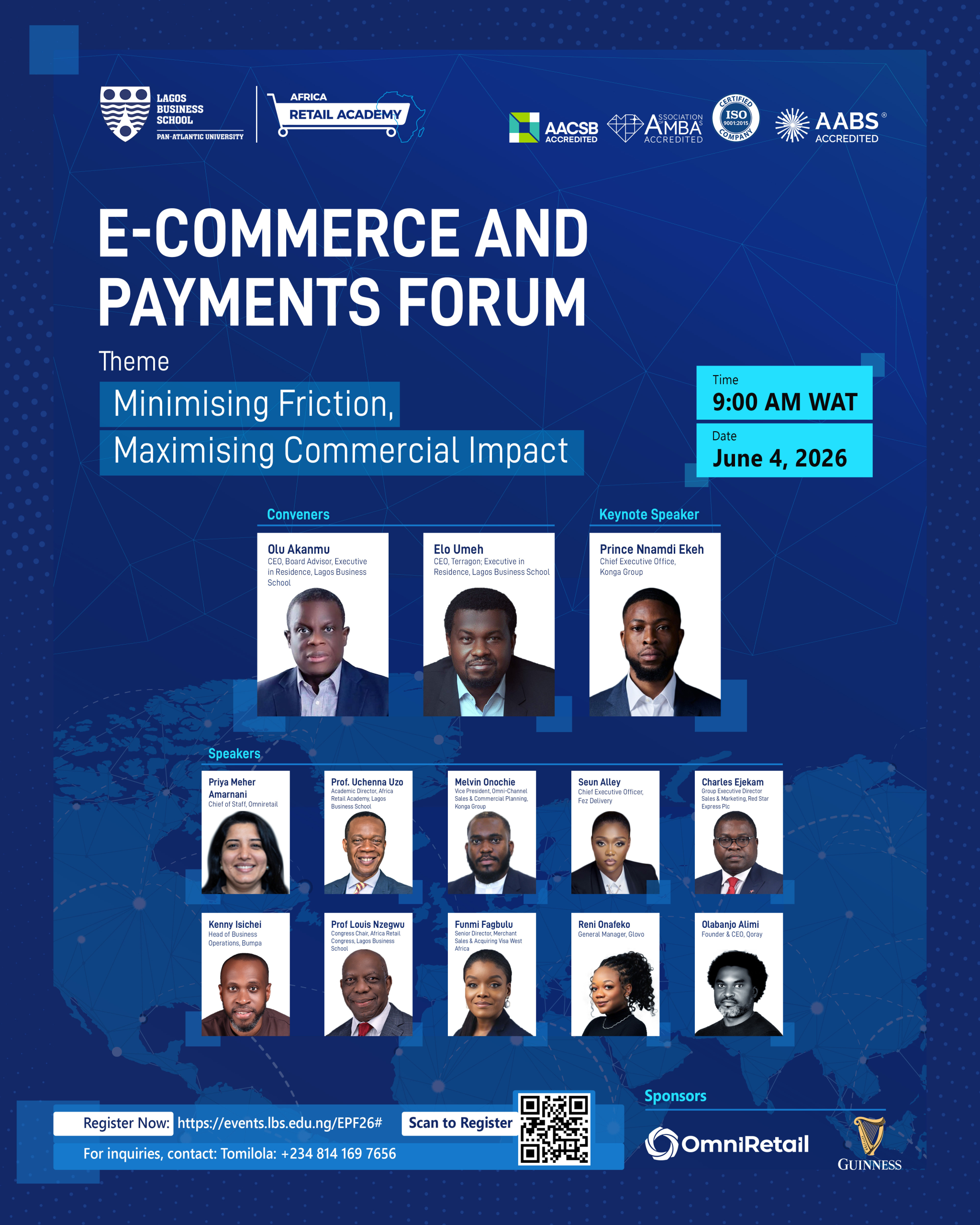 Lagos Business School - E-commerce and Payments Forum Event Flyer