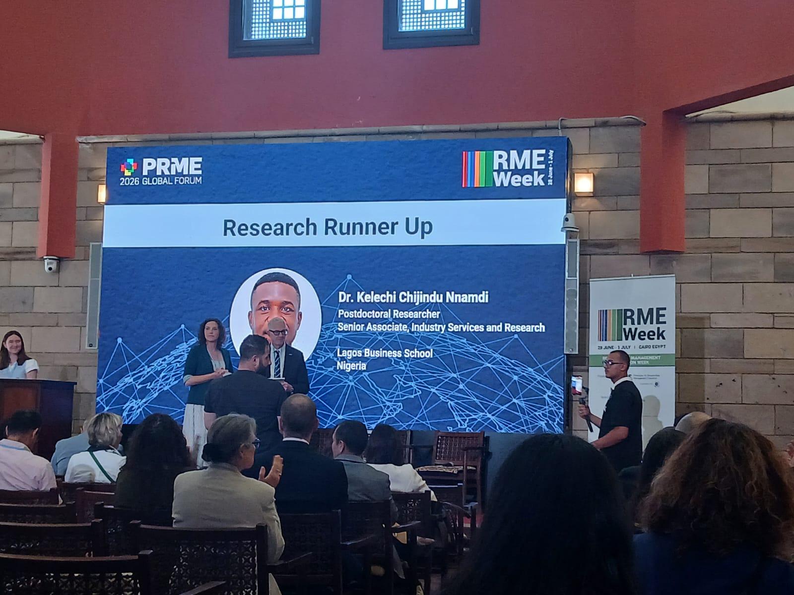 LBS Researcher Recognised at the 2026 Global PRME Education Awards